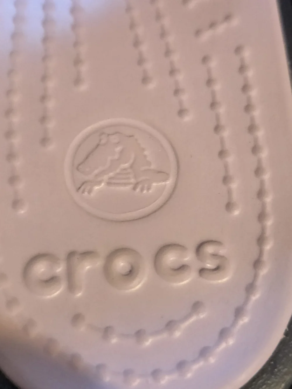 Crocs Women’s Purple & Navy Strappy Slide Sandals